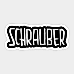German, Mechaniker: Schrauber Sticker